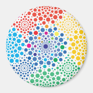 Circles Mandala 3 Magnet