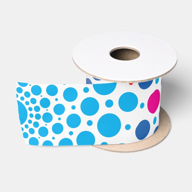 Circles Mandala 3 Satin Ribbon (Spool)