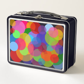 Circles Metal Lunch Box