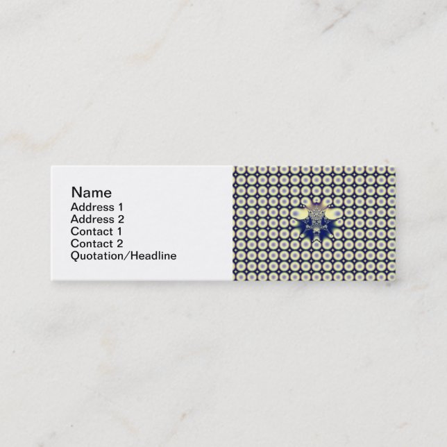 Circles Mini Business Card (Front)