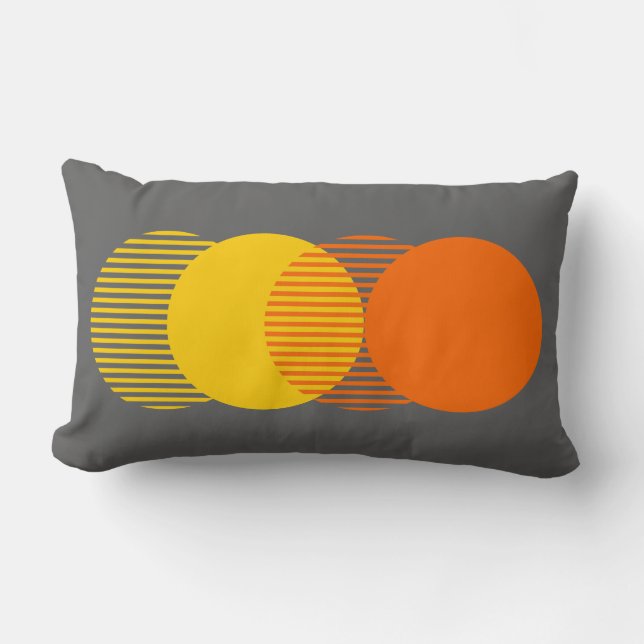 Circles - Minimalist Lumbar Cushion (Front)