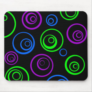 circles mouse pad