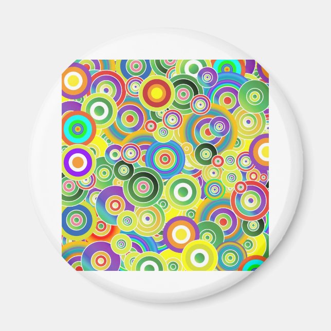 Circles of Colours Magnet (Front)