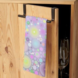 Circles of life tea towel