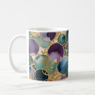 "Circles of Serenity" Abstract Mug by DAKimage