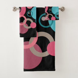 Circles of the horizon bath towel set