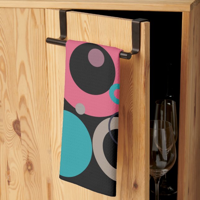 Circles of the horizon     tea towel (Thirds Fold)