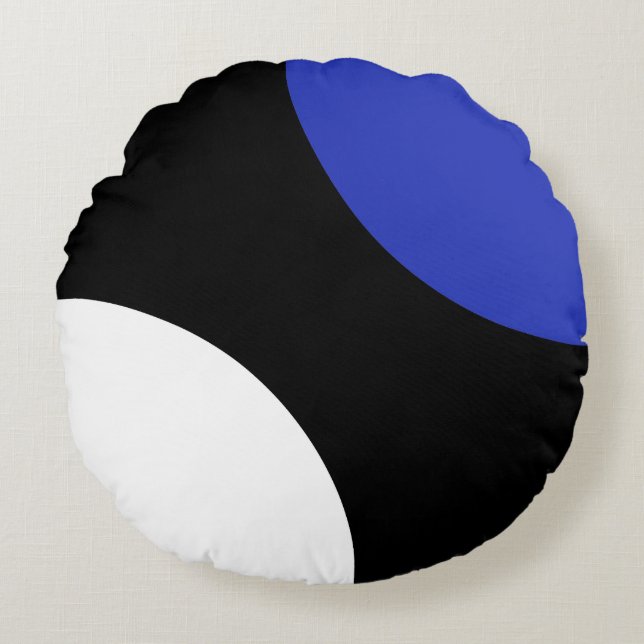 Circles on Round Pillow (Front)