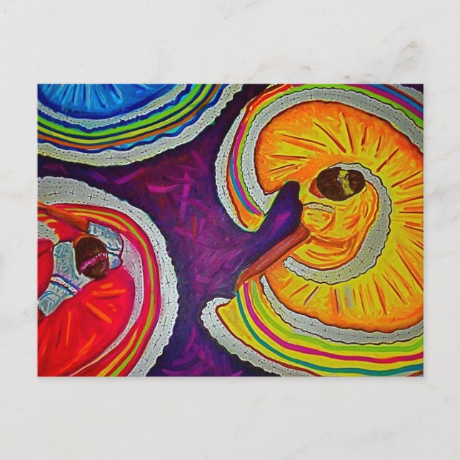 Circles on the Ground Postcard (Front)