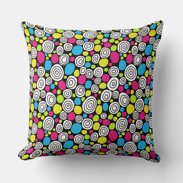 Circles Pattern 210819 - Colours 02 Cushion (Front)