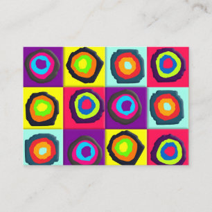 circles pattern appointment card