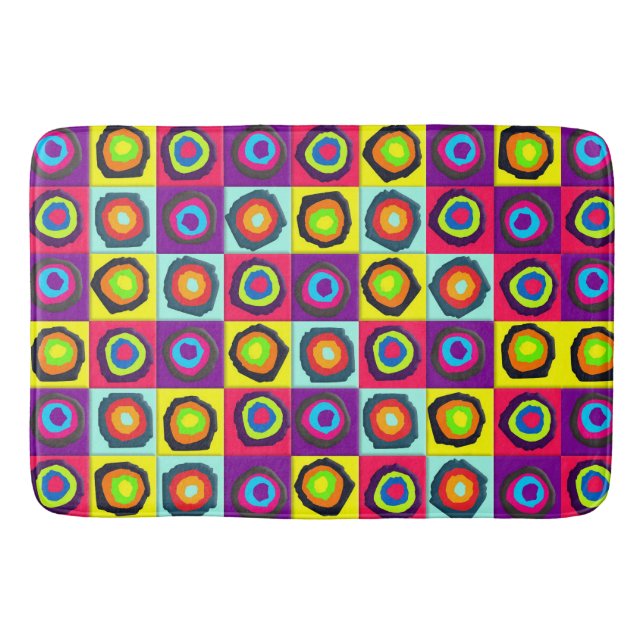 circles pattern   bath mat (Front)