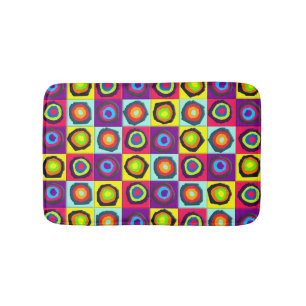 circles pattern  bath mat