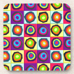 circles pattern coaster