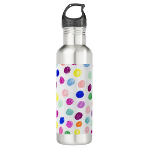 Circles Pattern Colourful Marker 710 Ml Water Bottle