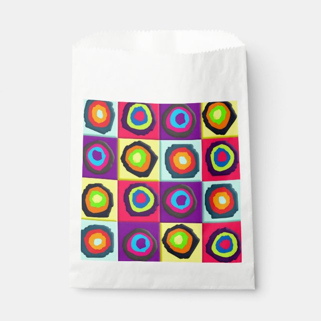 circles pattern favour bag (Front)