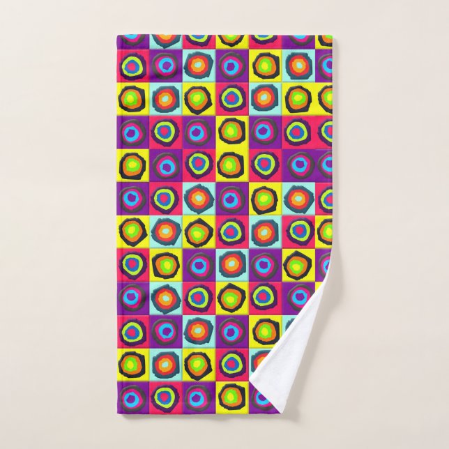 circles pattern  hand towel (Hand Towel)
