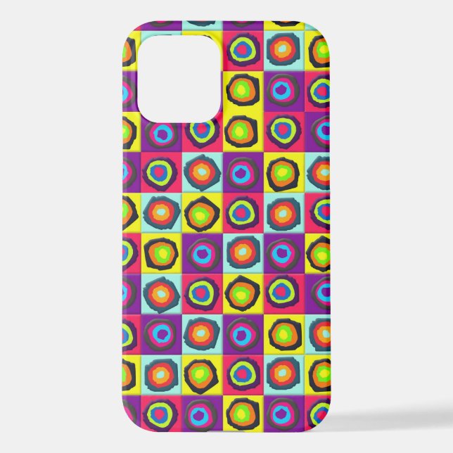 circles pattern  iPhone case (Back)