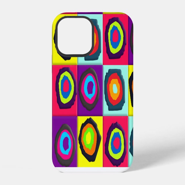 circles pattern  iPhone case (Back)