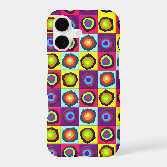circles pattern   iPhone case (Back)
