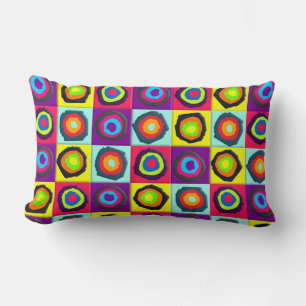 circles pattern  lumbar cushion