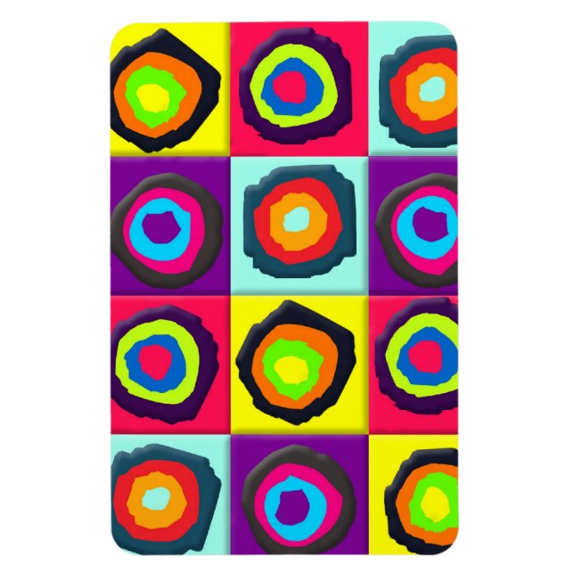 circles pattern  magnet (Vertical)