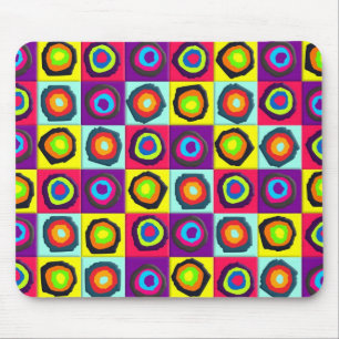 circles pattern mouse pad