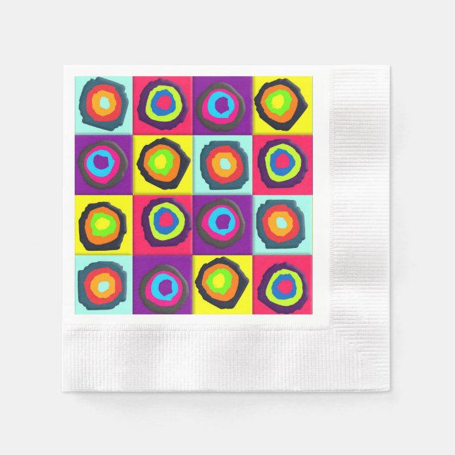 circles pattern  napkin (Front)