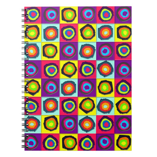 circles pattern  notebook (Front)