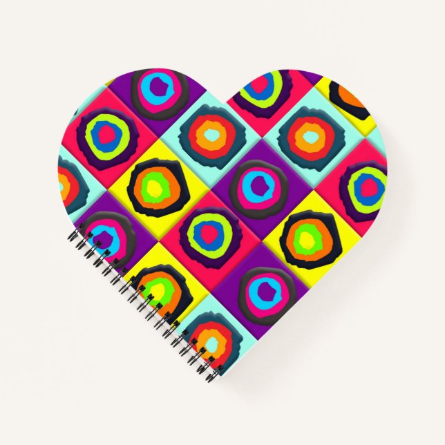 circles pattern  notebook (Front)