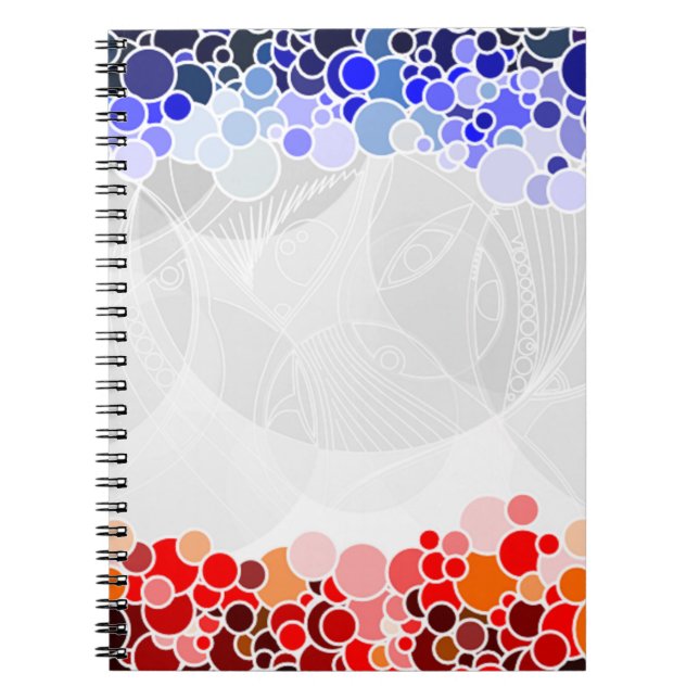 CIRCLES PATTERN NOTEBOOK (Front)