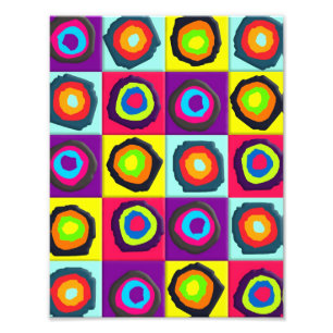 circles pattern photo print