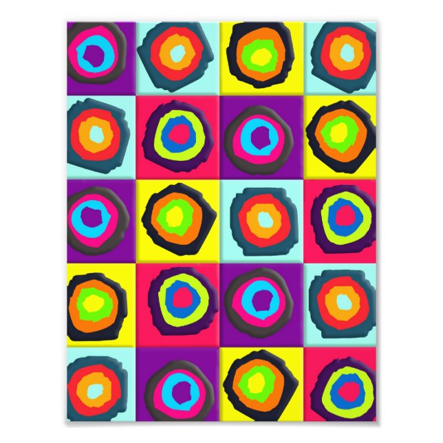 circles pattern  photo print (Front)