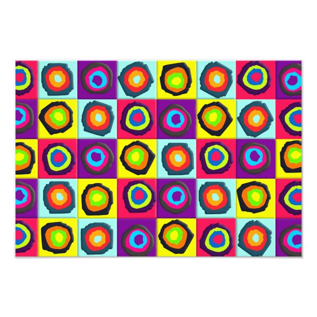 circles pattern  photo print (Front)