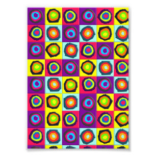 circles pattern photo print