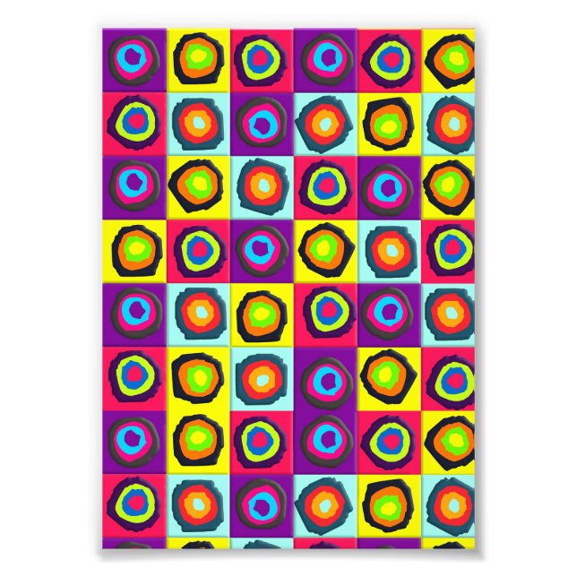circles pattern  photo print (Front)