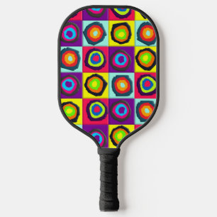 circles pattern  pickleball paddle