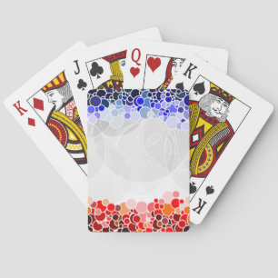 CIRCLES PATTERN PLAYING CARDS