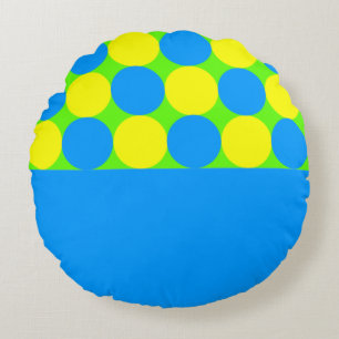 Circles Pattern Round Cushion