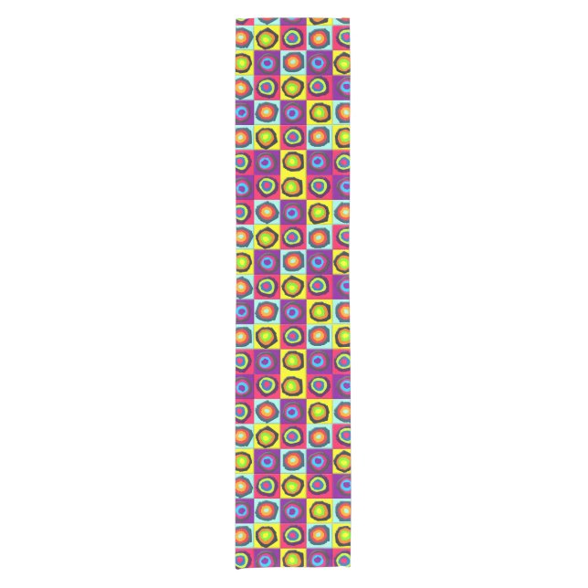 circles pattern   short table runner (Front)