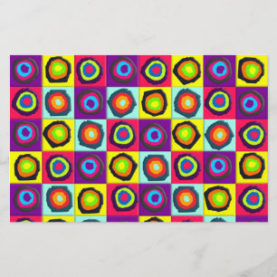 circles pattern stationery