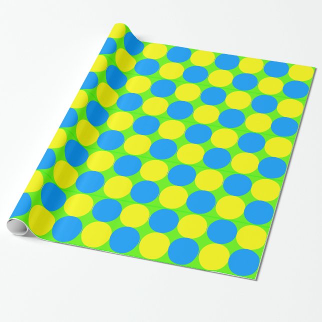 circles pattern wrapping paper (Unrolled)