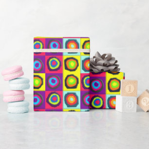 circles pattern wrapping paper