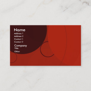 Circles Purple Red Background Business Card