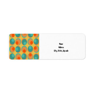 Circles Return Address Label