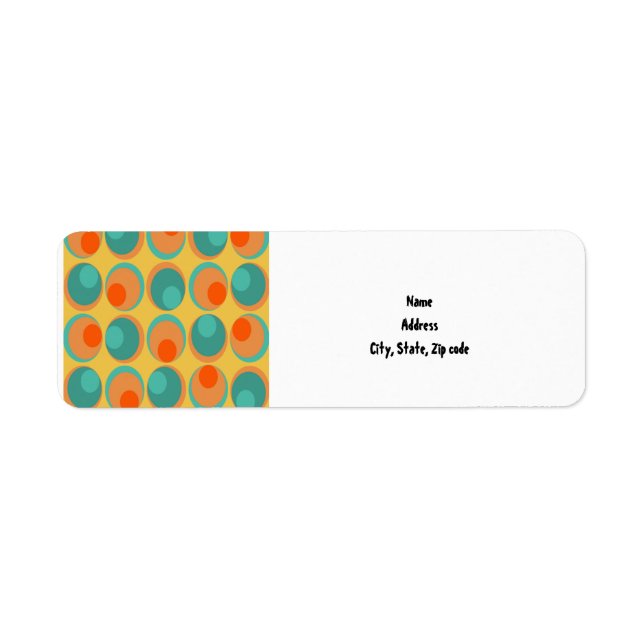 Circles Return Address Label (Front)