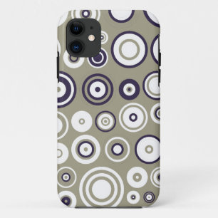 Circles seamless graphic iPhone 11 case