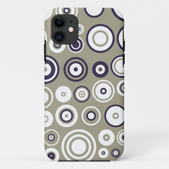 Circles seamless graphic Case-Mate iPhone case (Back)
