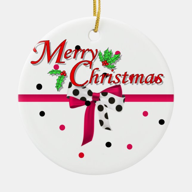 circles with colours, ceramic ornament (Front)