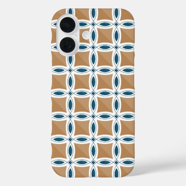 Circles with lens pattern and Diamond Case-Mate iPhone Case (Back)